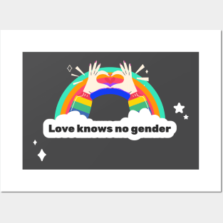 Love knows no gender Posters and Art